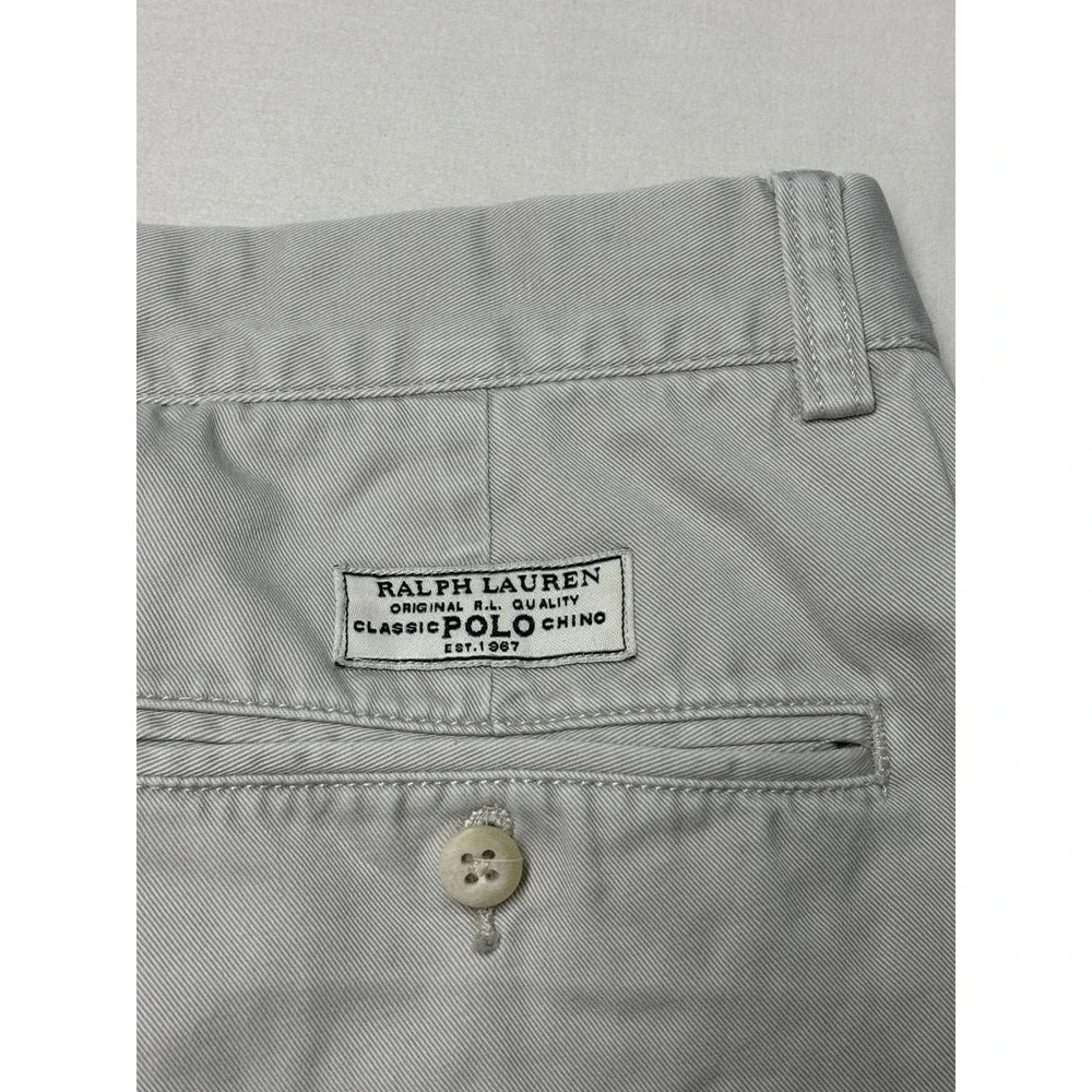 Polo Ralph Lauren Prospect Pant Mens 32x26 Gray‎ Classic Chino Cotton Trousers